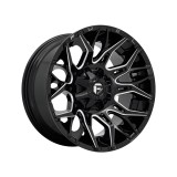 Fuel Twitch - D771 / Candy Red & Milled 6 LUG